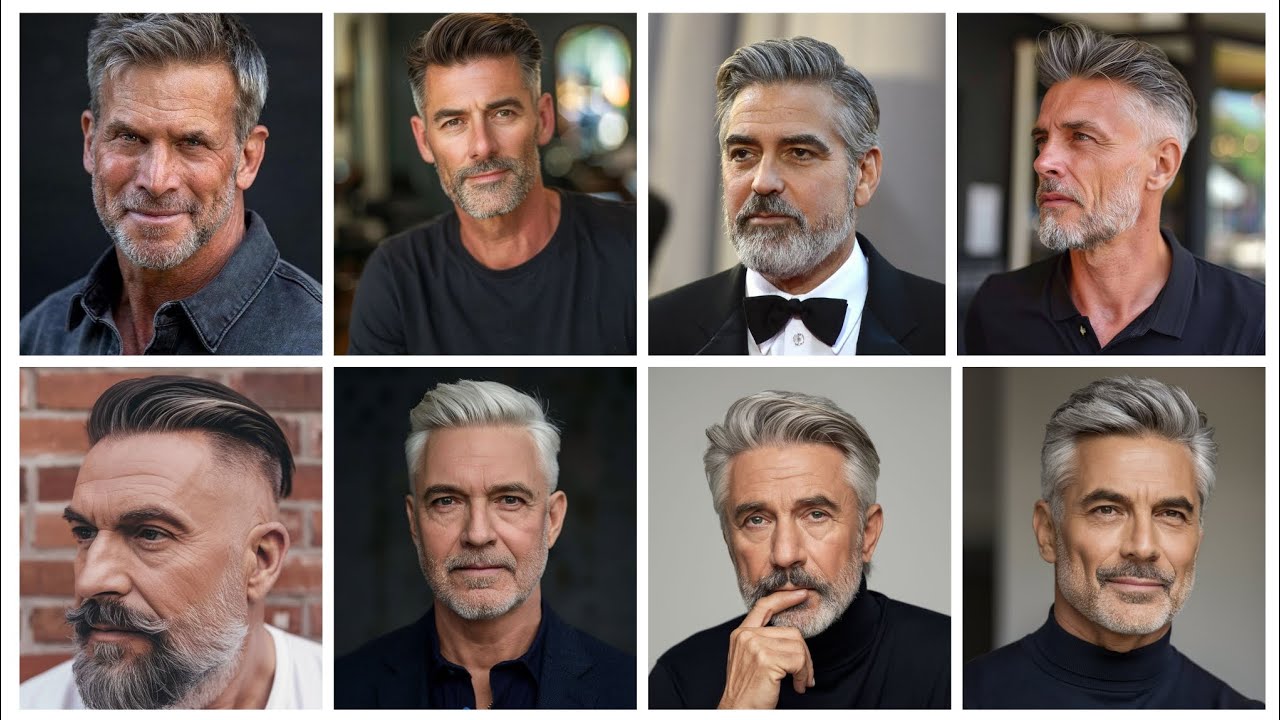 Attractive Hairstyles for men over 60 years old #Trendy Hairstyles for men