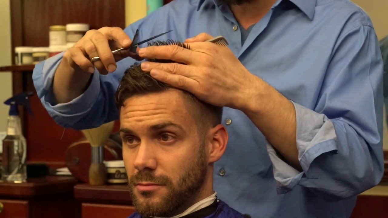 Classic Men's Comb Over Tutorial by MC Barber