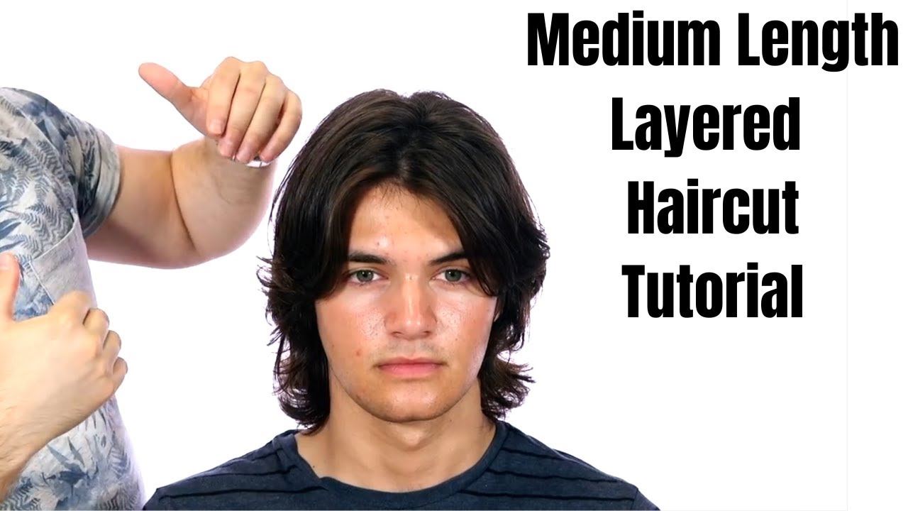 Medium Length Layered Haircut Tutorial - TheSalonGuy