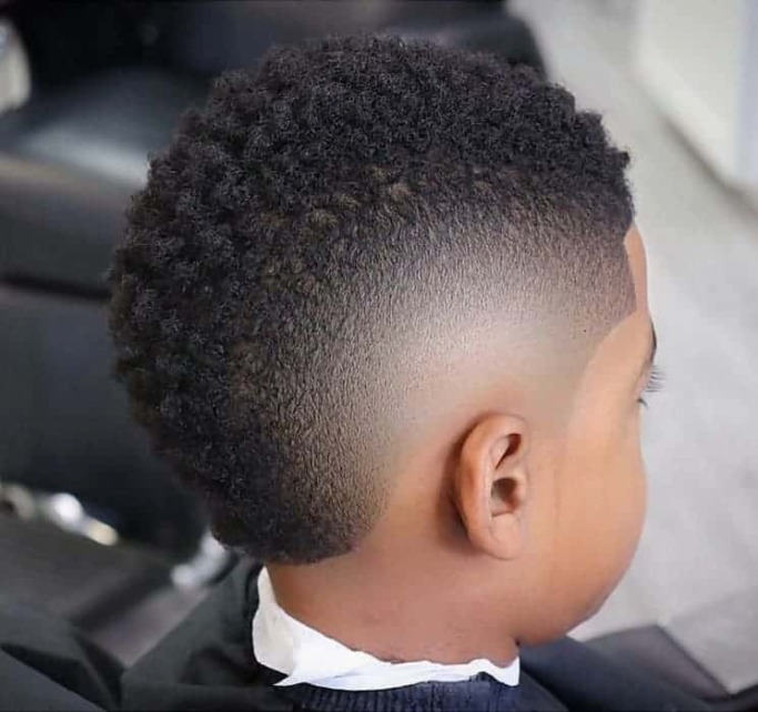 Edgy Burst Fade For Boys