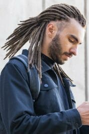 41 Unleash Their Inner Strength with Mohawk DreadsĀ 4 Short sides With a Ponytail Mohawk (Men Mohawk Dreads)