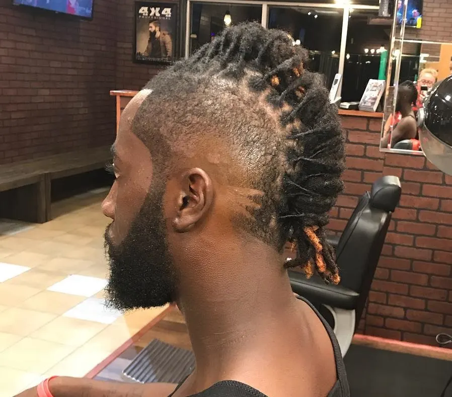 41 Unleash Their Inner Strength with Mohawk DreadsĀ 18 mohawk dreads for black men.jpg 41 Unleash Their Inner Strength with Mohawk DreadsĀ
