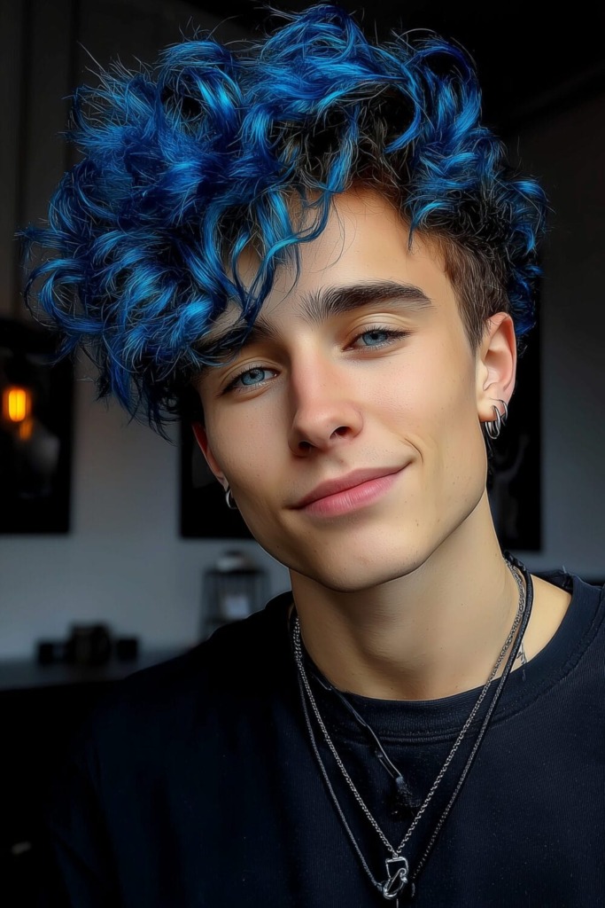 men blue hairstyles tips Blue Hairstyles 1 10 Pro Tips For Men Blue Hairstyles That You Will Love