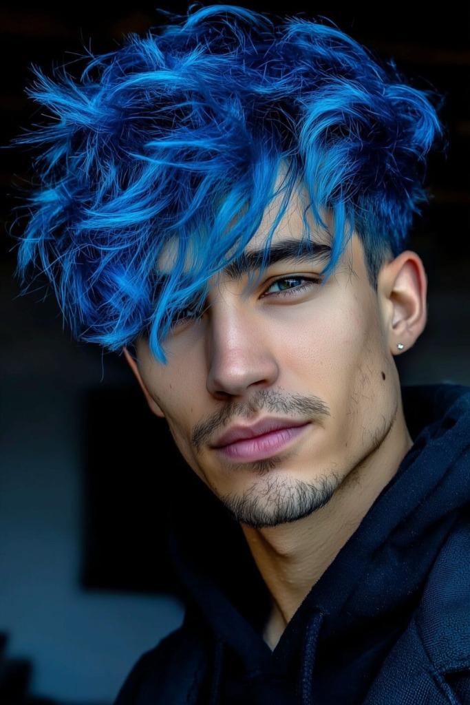 Blue Has So Many Shades, Where Can We Find Them Blue Hairstyles 2 10 Pro Tips For Men Blue Hairstyles That You Will Love