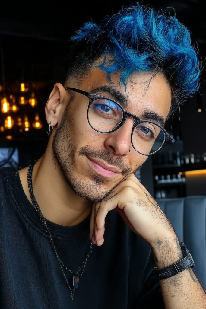 men blue hairstyles shades Blue Hairstyles 5 10 Pro Tips For Men Blue Hairstyles That You Will Love