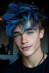10 Pro Tips For Men Blue Hairstyles That You Will Love