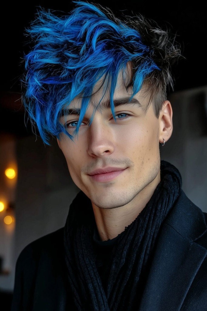 Men Blue Hairstyles That AreTrendy Now Blue Hairstyles 7 10 Pro Tips For Men Blue Hairstyles That You Will Love
