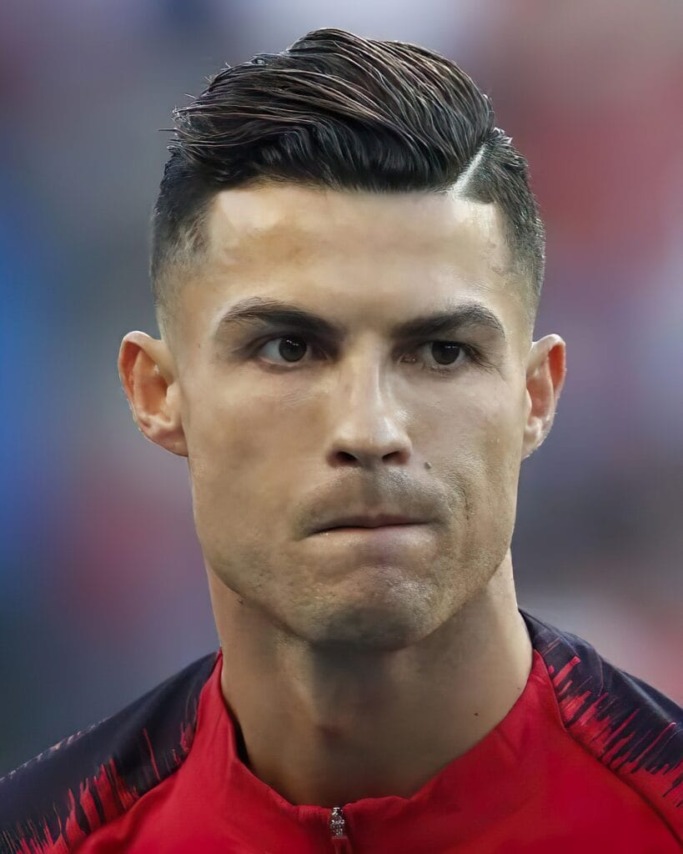 Side Part Haircut: An Ultimate Guide to Timeless Style 23 Christiano Ronaldo side swept hairstyle