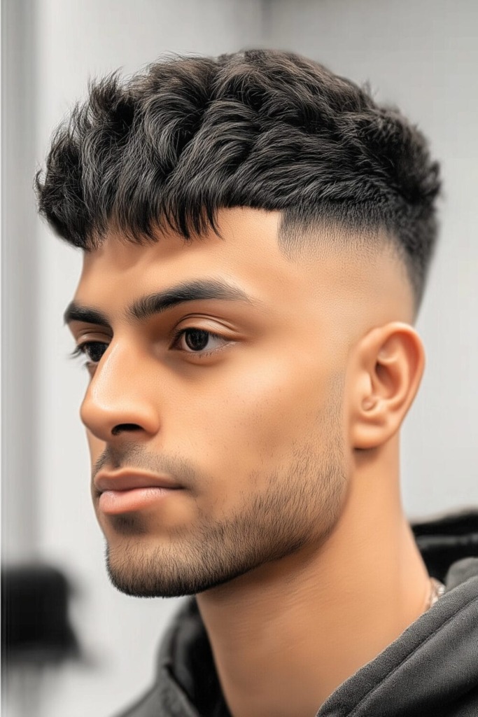 mid fade 17 Unlock the Secrets of the Caesar Cut: Nailing the Classic Hairstyle