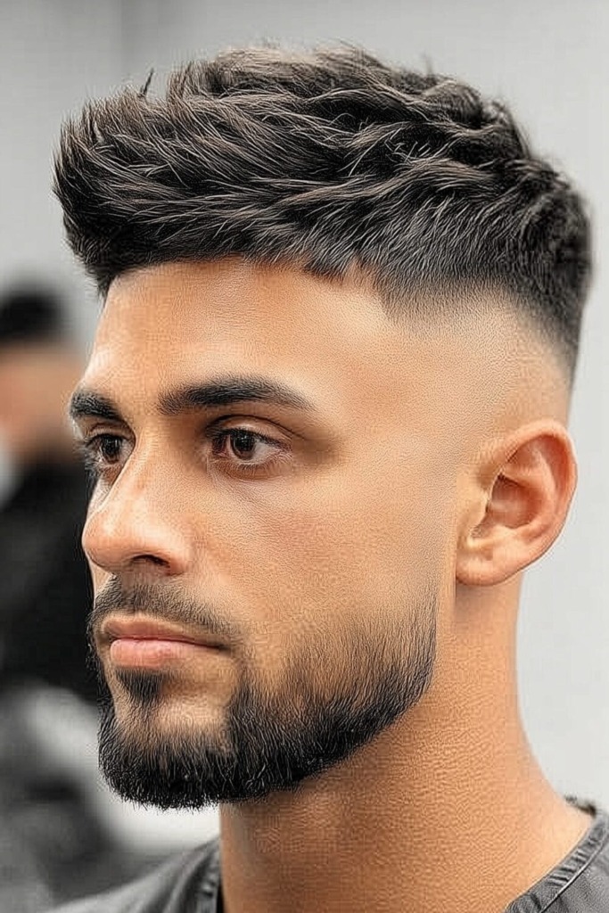mid fade 25 28 Tapered Beard Styles for a Refined and Sophisticated Look