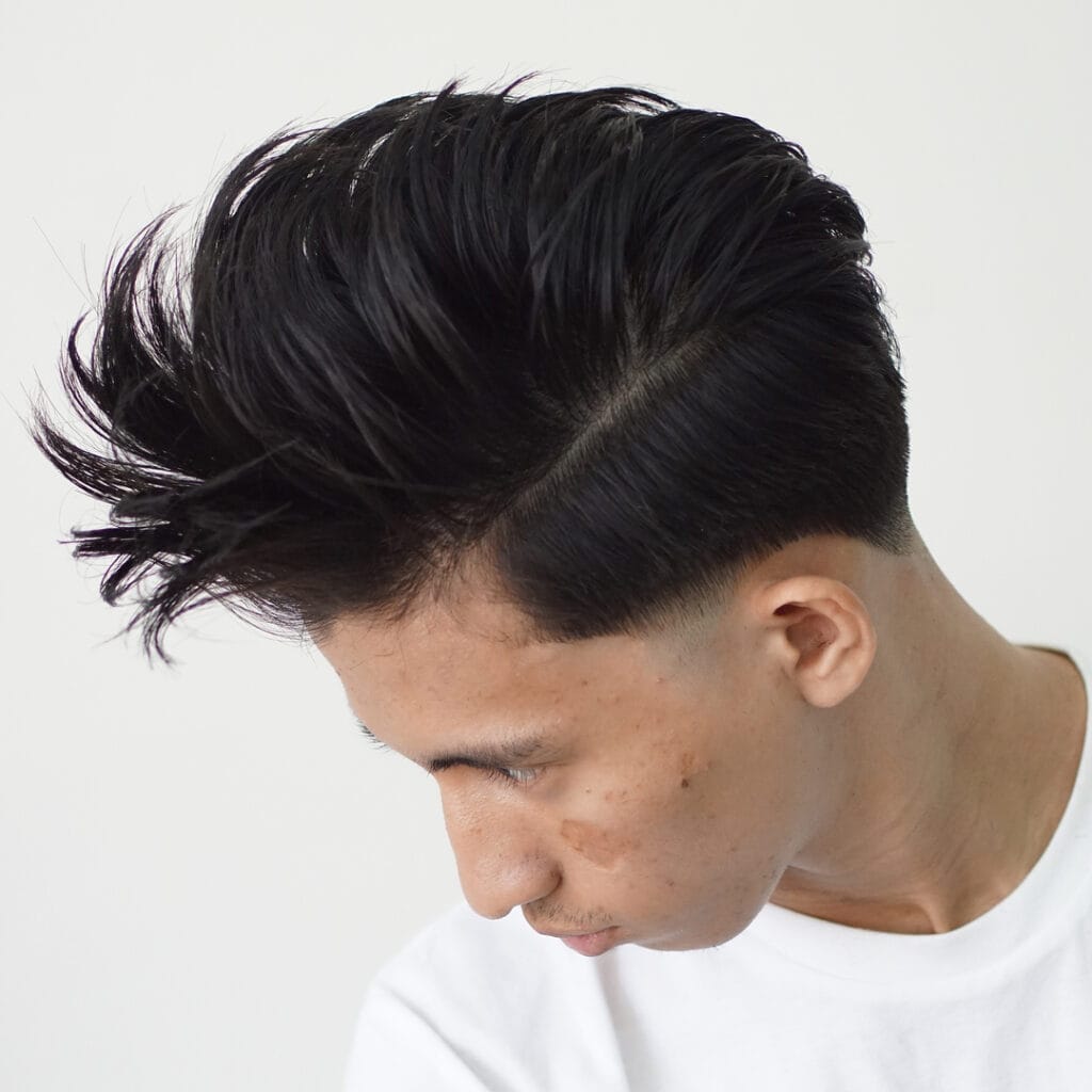Discover the Hottest Trend in Men's Skin Fade Haircuts 47 Skin Fade Haircut faux hawk