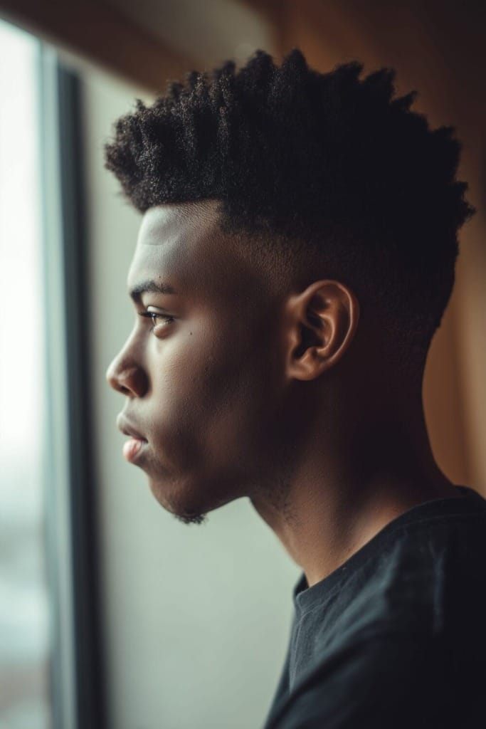 Best High Fade Haircut Styles for Black Men Today 2 skin fade 19 Best High Fade Haircut Styles for Black Men Today