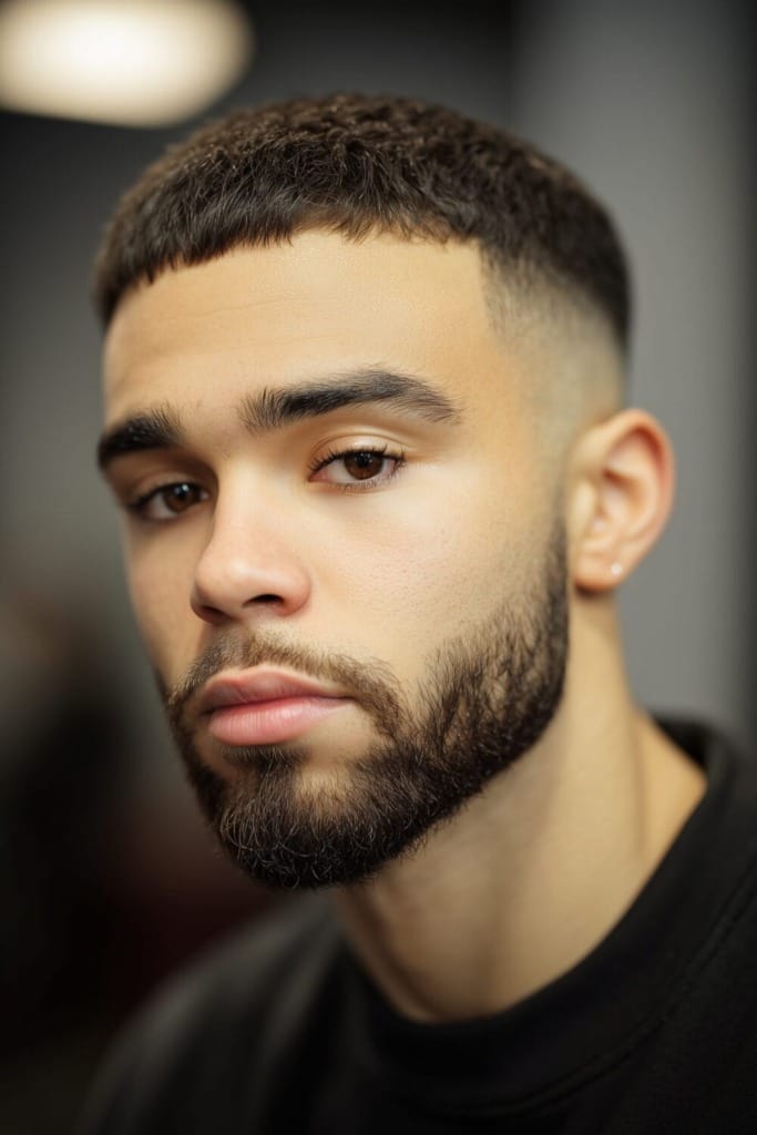 skin fade 23 Unlock the Secrets of the Caesar Cut: Nailing the Classic Hairstyle