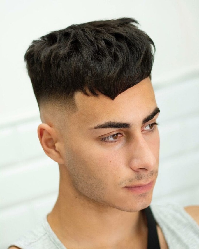 Crew Cut With Fade Haircut