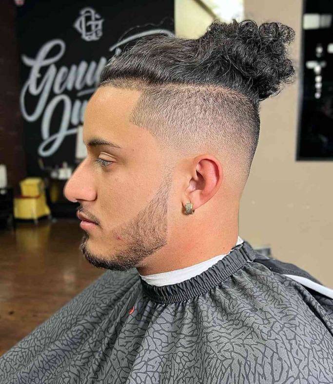 Faded Man Bun