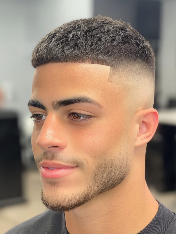 low fade 1 Unlock the Secrets of the Caesar Cut: Nailing the Classic Hairstyle