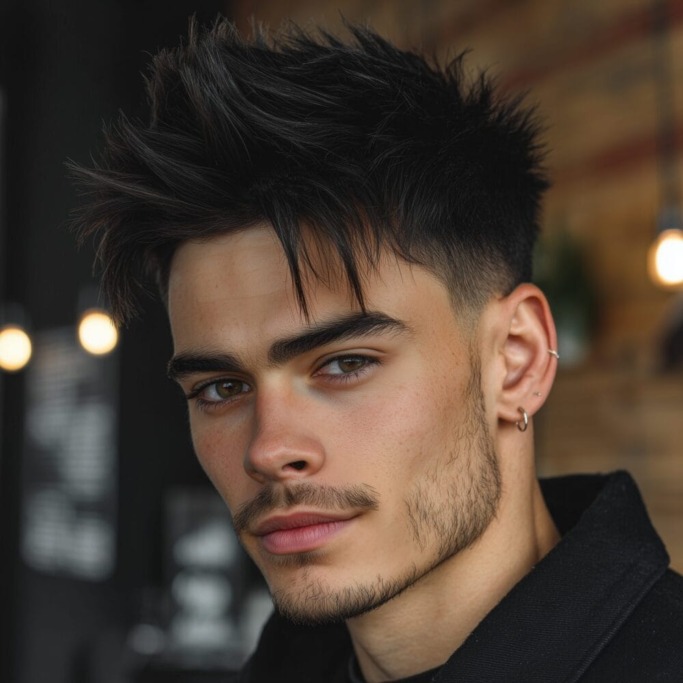 29 Faux Hawk Haircuts That Will Turn Heads Everywhere You Go 10 faux hawk 19 1 29 Faux Hawk Haircuts That Will Turn Heads Everywhere You Go