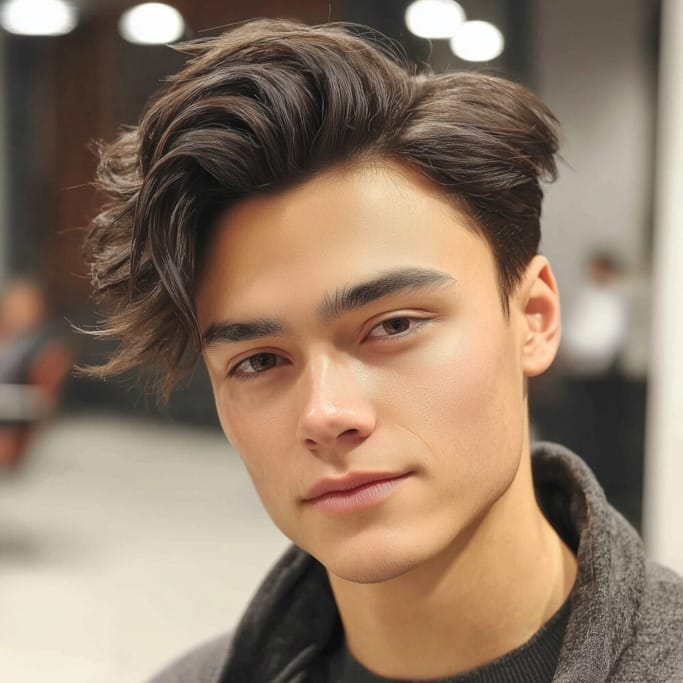Revamp Your Look with This Must-Try Comb Over Styles 11 hard part 11 Revamp Your Look with This Must-Try Comb Over Styles