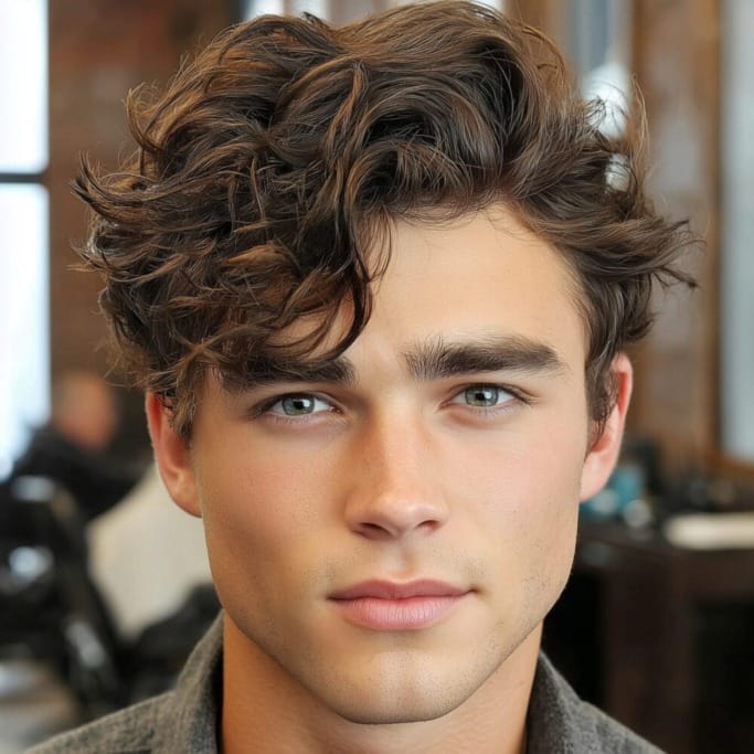 Elegant Hairstyles For Men With Big Foreheads 6 hard part 20 Elegant Hairstyles For Men With Big Foreheads