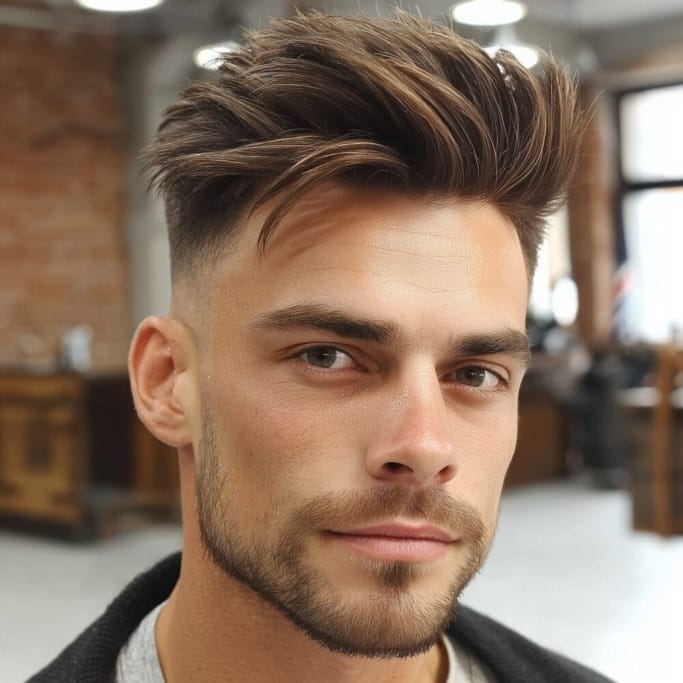 Revamp Your Look with This Must-Try Comb Over Styles 1 hard part 30 Revamp Your Look with This Must-Try Comb Over Styles