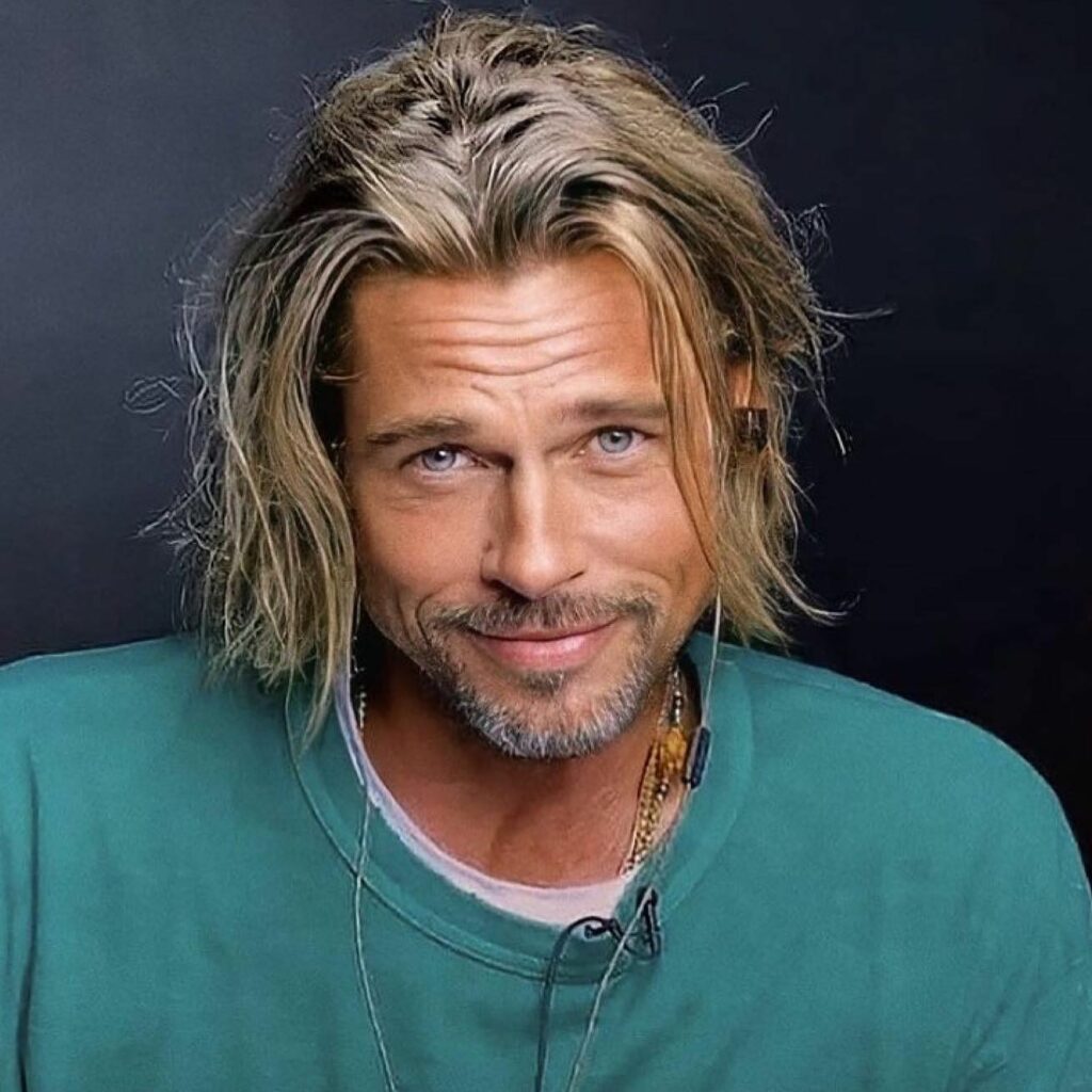 How To Get The Attractive Brad Pitt Long Hair 2023