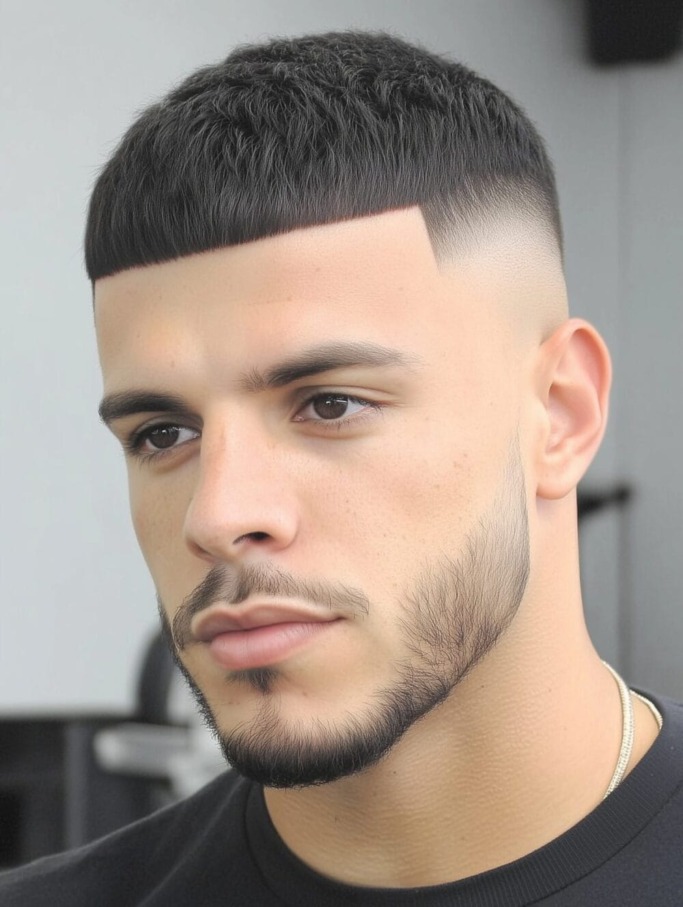 Discover the Hottest Trend in Men's Skin Fade Haircuts 14 Buss cut 11 Discover the Hottest Trend in Men's Skin Fade Haircuts