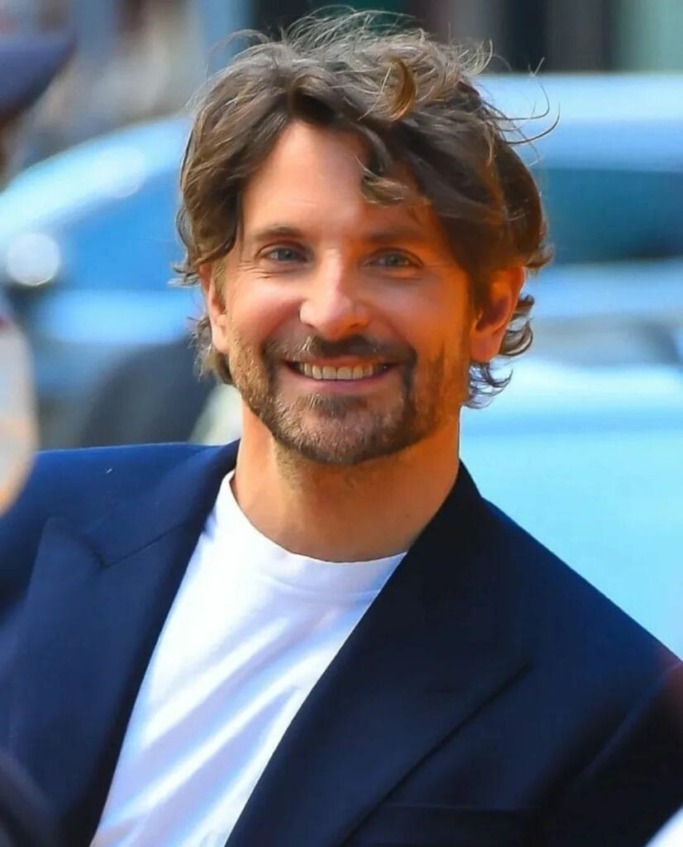 Bradley Cooper Wind Swept Hairstyles 
