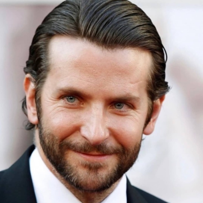 Bradley Cooper Dark and Smooth hairstyles