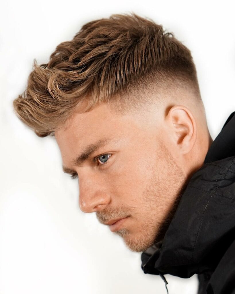 25 Styles To Transform Your Look with a Drop Fade 11 Drop Fade with Waves