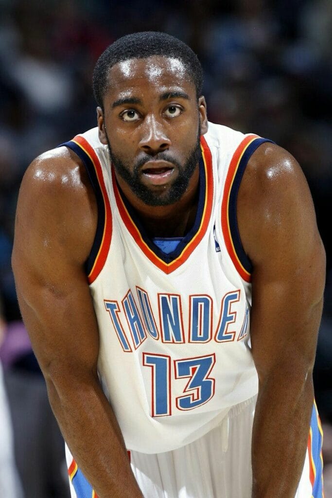 James Harden Heavy stubble