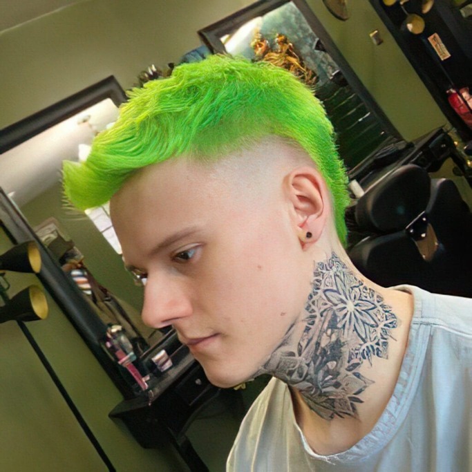 23 Cool and Easy Burst Fade Haircuts for Men 24 Burst Fade Faux Hawk Haircut