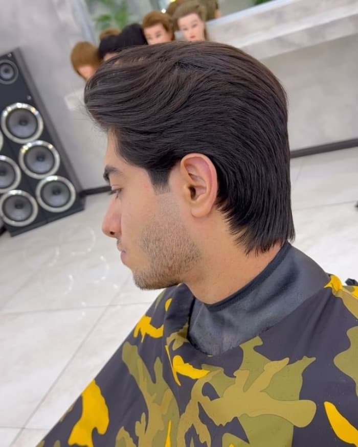 Regular Haircut Reinvented: A Fresh Take on Timeless Style 3 Regular brush back haircut