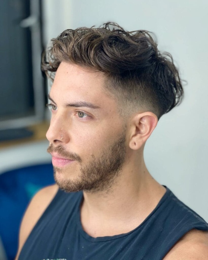 Messy Top With Fade