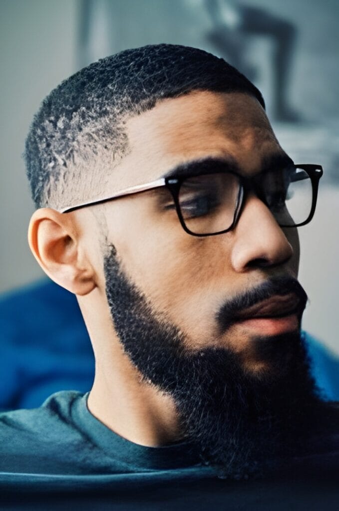 17 Golden Black Men's Beard Styles for Masculine Looks 16 Ducktail beard Black Men Beard