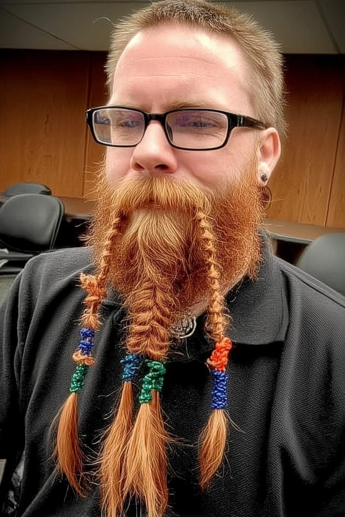 Braided Beard Style: 21 Badass Haircuts For Formidable Warriors 20 Braided Beard 11 Braided Beard Style: 21 Badass Haircuts For Formidable Warriors