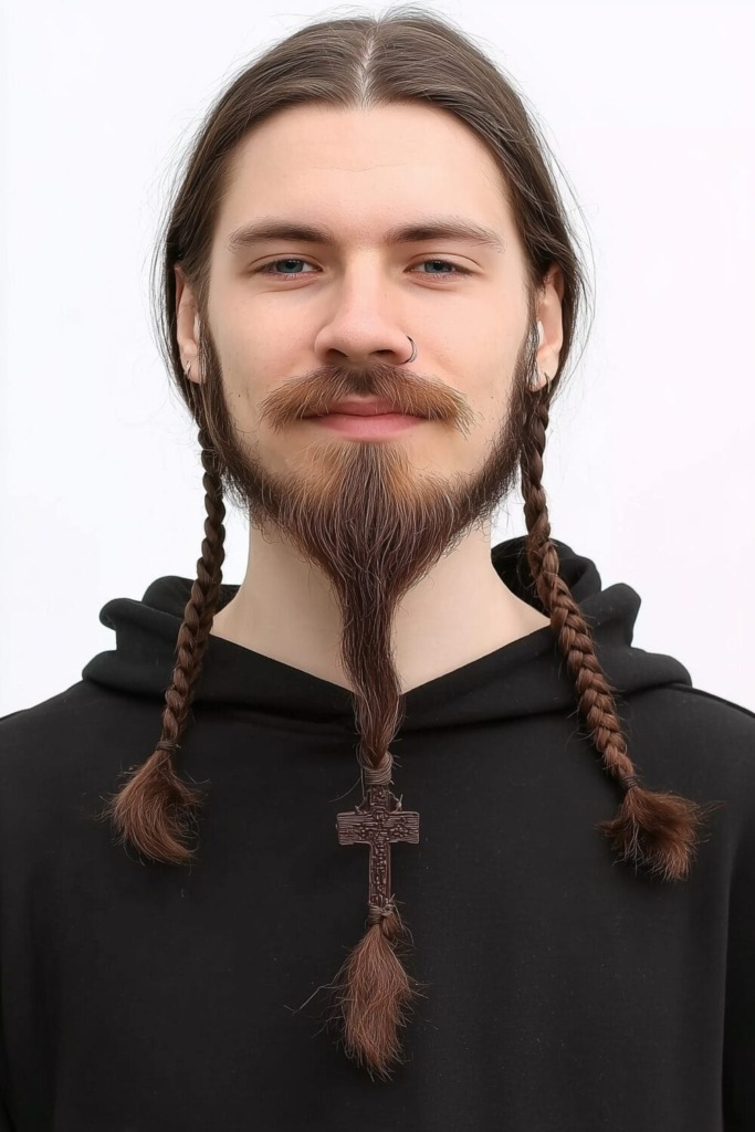 Braided Beard Style: 21 Badass Haircuts For Formidable Warriors 12 Braided Beard 18 Braided Beard Style: 21 Badass Haircuts For Formidable Warriors
