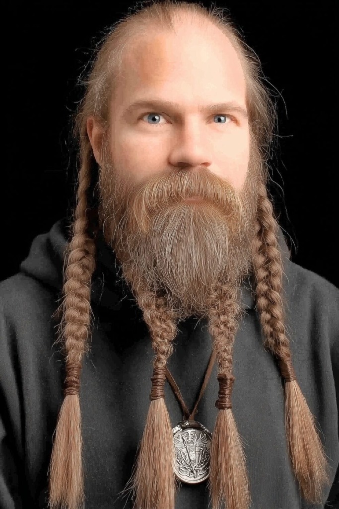 Braided Beard Style: 21 Badass Haircuts For Formidable Warriors 18 Braided Beard 30 Braided Beard Style: 21 Badass Haircuts For Formidable Warriors