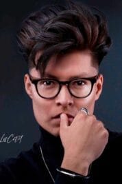 Discover Men's Fringe Haircut Magic: The Style You Can't Resist! 6 Long Side Swept Fringe