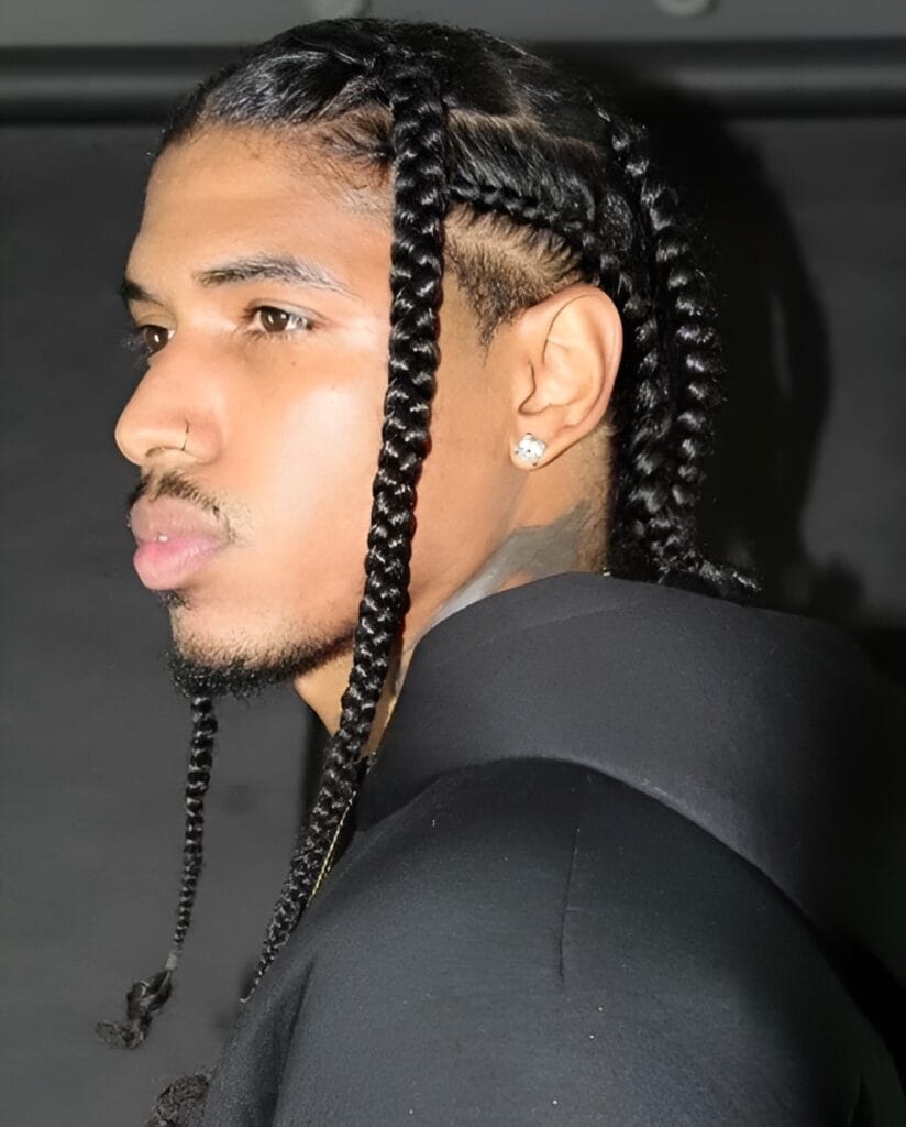 Unraveling the Charm: Box Braids For Men 15 Braids for Men with Long Hair