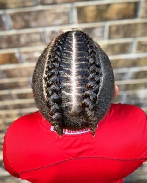 Men Dutch Braids: A Stylish Twist to Masculine Hair Game 2 Men Dutch Braids: A Stylish Twist to Masculine Hair Game