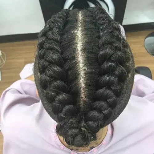 Men Dutch Braids: A Stylish Twist to Masculine Hair Game 10 Long Braids for Black Men