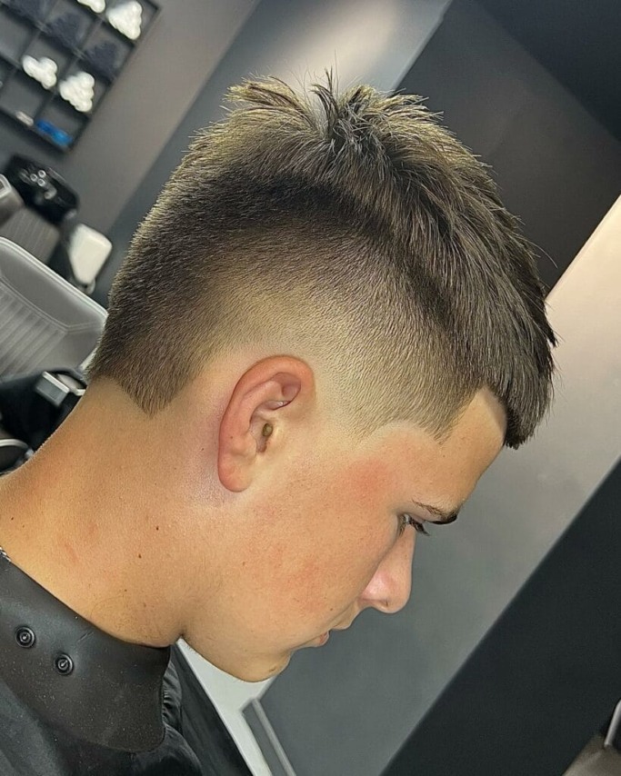 The Crop Top Fade: Your Ultimate Style Guide 11 spiky Crop Top Fade