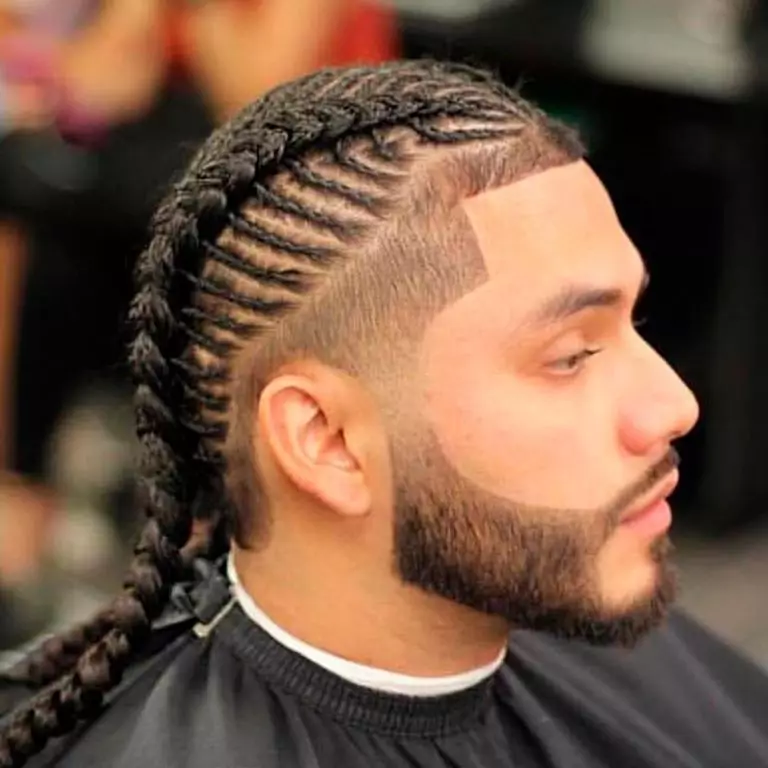 Faded Cornrow Hairstyles