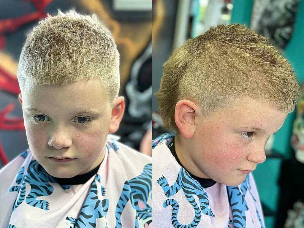 Kids Mohawk Haircuts: Fun, Edgy Styles for Your Little Rockstar 19 Half Mohawk & Disconnected Undercut