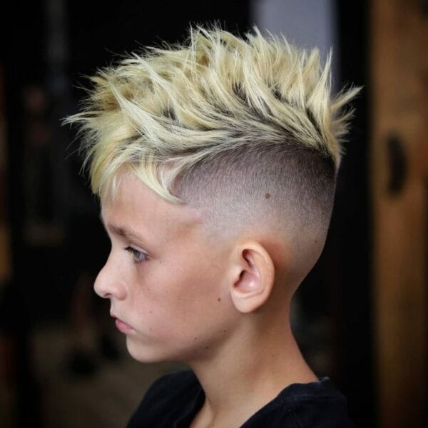Kids Mohawk Haircuts: Fun, Edgy Styles for Your Little Rockstar 24 Hairline-Accentuated Kids Mohawk Haircuts