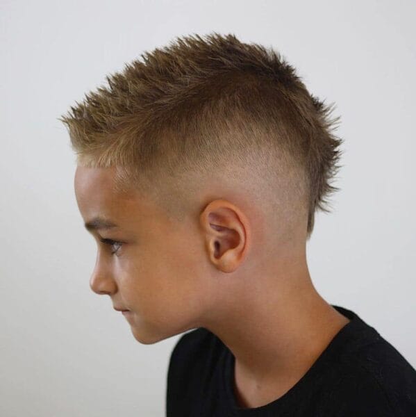 Kids Mohawk Haircuts: Fun, Edgy Styles for Your Little Rockstar 6 Edgy Spiked-Up Look