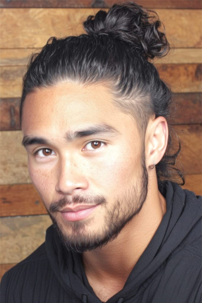 Men Ponytail 7 28 Tapered Beard Styles for a Refined and Sophisticated Look