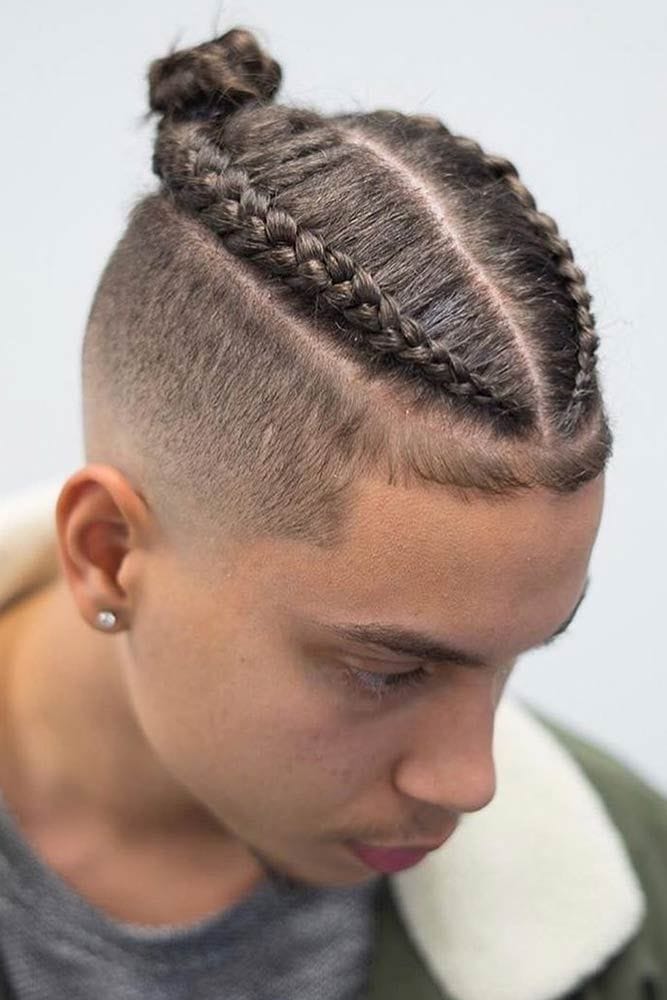 The Timeless Charm of Undercut Hairstyles for Men 53 Undercut with cornrows
