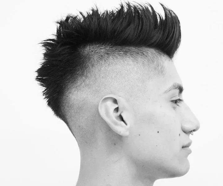 Kids Mohawk Haircuts: Fun, Edgy Styles for Your Little Rockstar 21 Bold Red Oval Kids Mohawk Haircuts