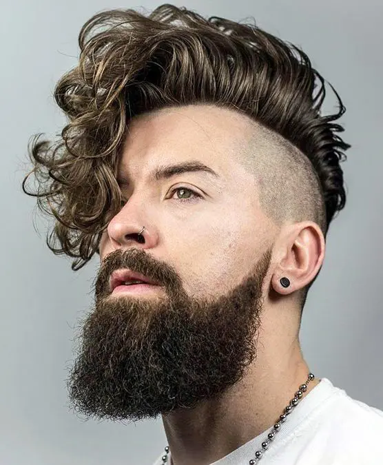 Side Swept Undercut: The Edgy Fusion of Classic and Modern 14 Thin Blonde Side Brushed Hair: Effortlessly Chic and Stylish